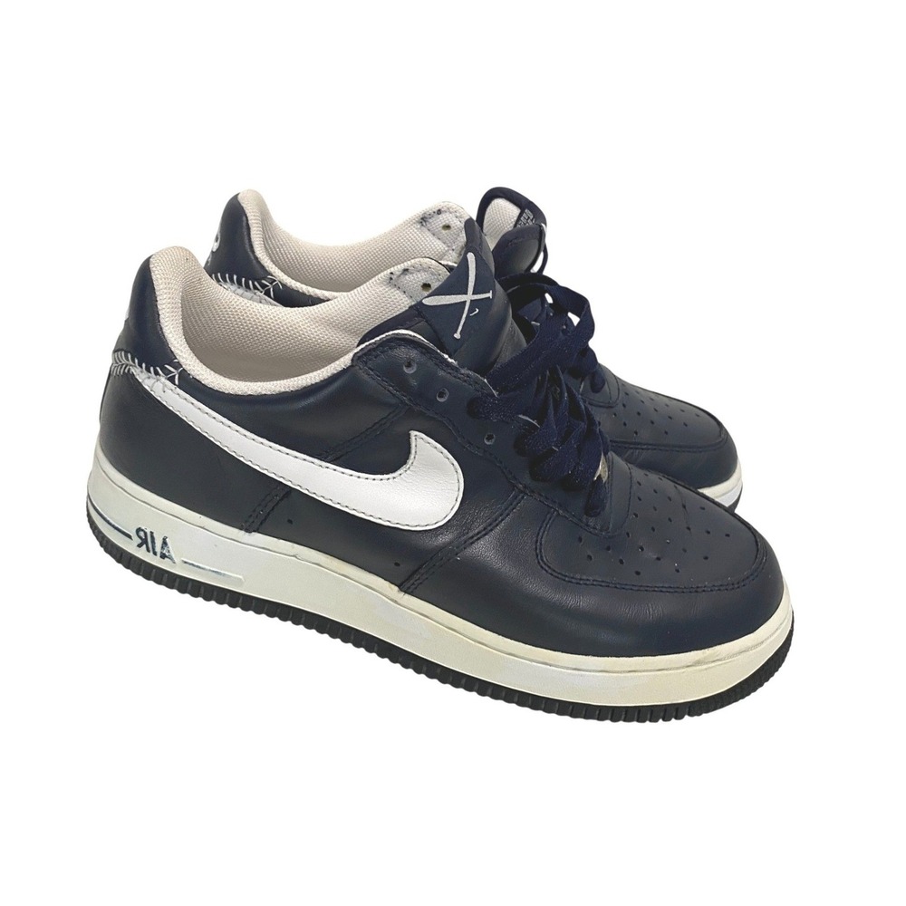 Nike Air Force 1 Low MLB All Star 2006 Mens 8.5 Navy Baseball Stitch 306353-412